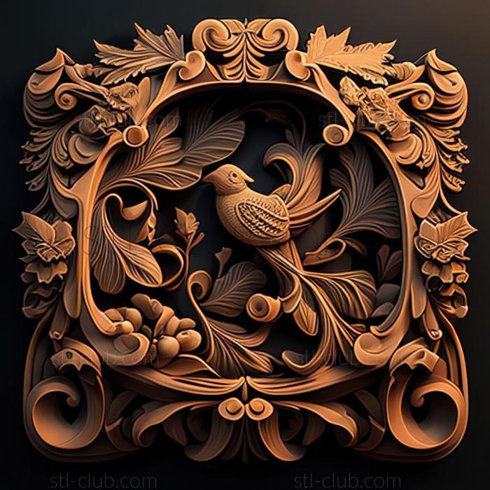 3D model st ornate (STL)